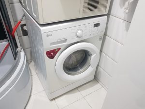 a clogged washing machine