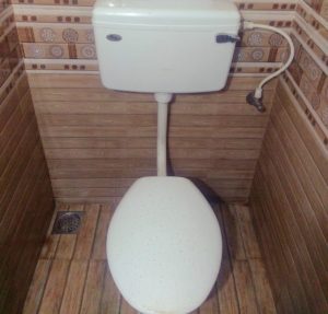 a clogged toilet in enschede