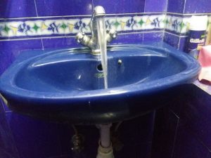a running water tap