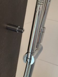 fix a leaking shower tube to prevent water spillage