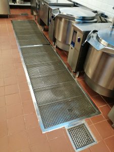 kitchen floor drain