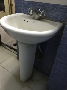 replace an old washing basin